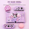 HYPERCASE Cute Switch OLED Carrying Bag Purple Bunny for Console&Accessories,