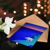 Artery8 Greeting Card Polar Bear Sunset Sky Alaska Ice Landscape