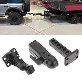 VGOL 1Set 1:10 RC Crawler Trailer Hook + Drop Hitch Receiver for 1/10 SCX10 90046 90047 Compatible with Traxxxas TRX4 RC