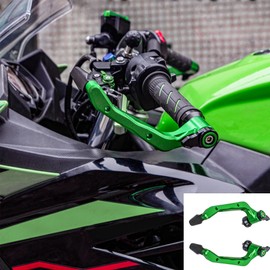 Knuckle Guard Grip Guard Hand Guard for Kawasaki Ninja 400 Z400 CNC Aluminum Kawasaki Accessories Green