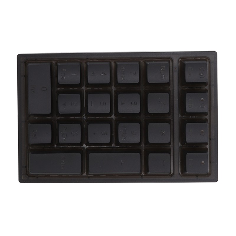 21 Key Numeric Keypad RGB Backlit Ergonomic Small Mechanical Numpad