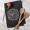 Primitives by Kathy Chalk Art Hand Lettered, Dish Towel, Best