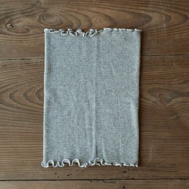 Tenki No Sewn Organic Cotton Yak Belly Wrap, grey (grey marl), フリー（ウエスト60cm～80cm、丈32cm)