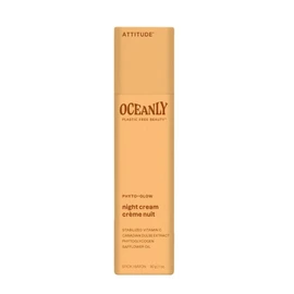 Attitude Living | PHYTO GLOW | Crema Sólida Facial de Noche con Vitamina C | Para Revelar una Piel Radiate Cada Mañana | 30g