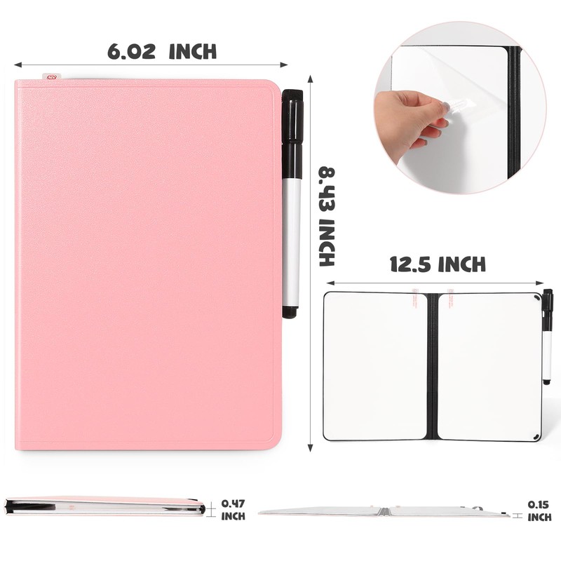 AGM Portable White Board Dry Erase, Double Sided Folding Whiteboards