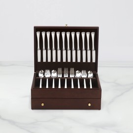 Lenox 893826 Mahogany Flatware Chest, 8.8
