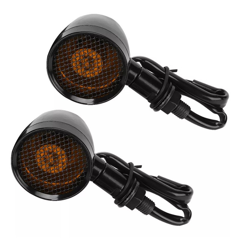 Generic Intermitente Led De Rejilla Tipo Bala Retro Universal Para