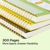 NIRMIRO B5 Lined Notebook Hardback, 300 Pages/ 150 Sheets Wirebound