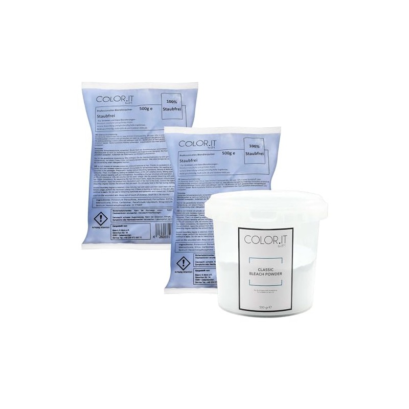 COLOR.IT by BM Bleaching Powder (Pack of 2) 500 g