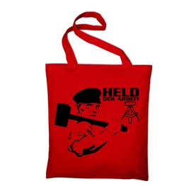 DDR Jute Bag for Work Hero # 2 Logo, Cloth Bag, Cotton Bag