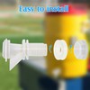 Mudder 2 Pieces Push Button Water Spigot Replacement, Reusable Plastic
