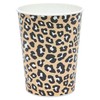 American Greetings Leopard Print Party Cups, 16 oz. Reusable Plastic