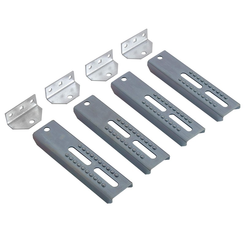 KUAFU 10'' Galvanized Swivel Brackets w/Top Bunk Bolster for Boat