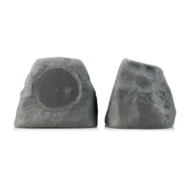iHome - Rechargeable Bluetooth Outdoor Solar Rock Speakers with TWS Linking