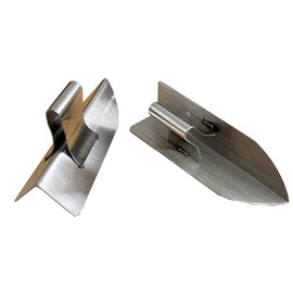 2 Piece Solid Inside and Outside Drywall Corner Tool,Stainless Steel Concrete Plastering Corner Finishing Trowel