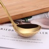 Mafier 9.5 Inch Gold Ladle Spoons SUS304 Stainless Steel Soup