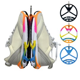 MALTERZER Shoe Holster, Shoe Clip for Backpack, Footwear Clip Sports Accessories Sports and Outdoor Travel Essentials Shoe Bags (Black+Blue +Colorful)