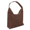 Shoulder Bag for Women Soft PU Leather Minimalistic Top Handle