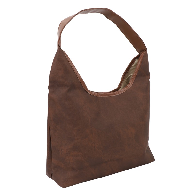 Shoulder Bag for Women Soft PU Leather Minimalistic Top Handle