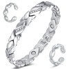 Cigmag Lymphatic Drainage Magnetic Bracelet Women Ultra Strong Magnets Titanium