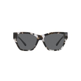 Emporio Armani EA4203U Sunglasses, SHINY GREY HAVANA Frame / DARK GREY Lens