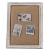 SOFE Small Bulletin Board for Desk, 12"×16" Cute Linen Pin