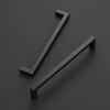 Ravinte 30 Pack Matte Black Square Drawer Handles 6-1/4 inch