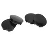 Set of 4 Black Wheel Centre Caps Hub Cap Cover