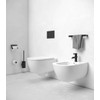 KEUCO Reva Black Selection Replacement Metal Roll Holder for Bathroom