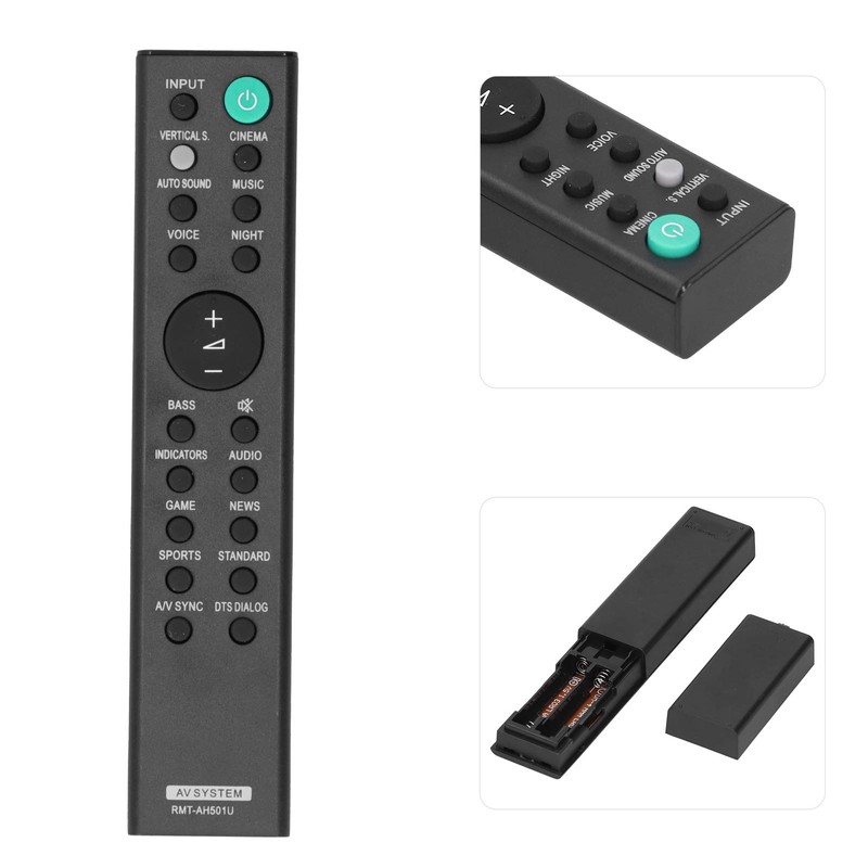 ASHATA Replacement Soundbar Remote Control for HT-X8500 Speaker HT-X8500 RMT-AH501U