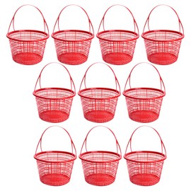 BESPORTBLE 10Pcs Plastic Berry Baskets Berry Boxes Picking Fruit Baskets Vegetable Baskets Strawberry Raspberry Blueberry Black-Berry Container for Summer Picking Fruits 1Kg