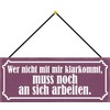 Schatzmix Tin-Plate Sign, Sheet metal, Multicoloured, 27x10 cm