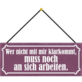 Schatzmix Tin-Plate Sign, Sheet metal, Multicoloured, 27x10 cm