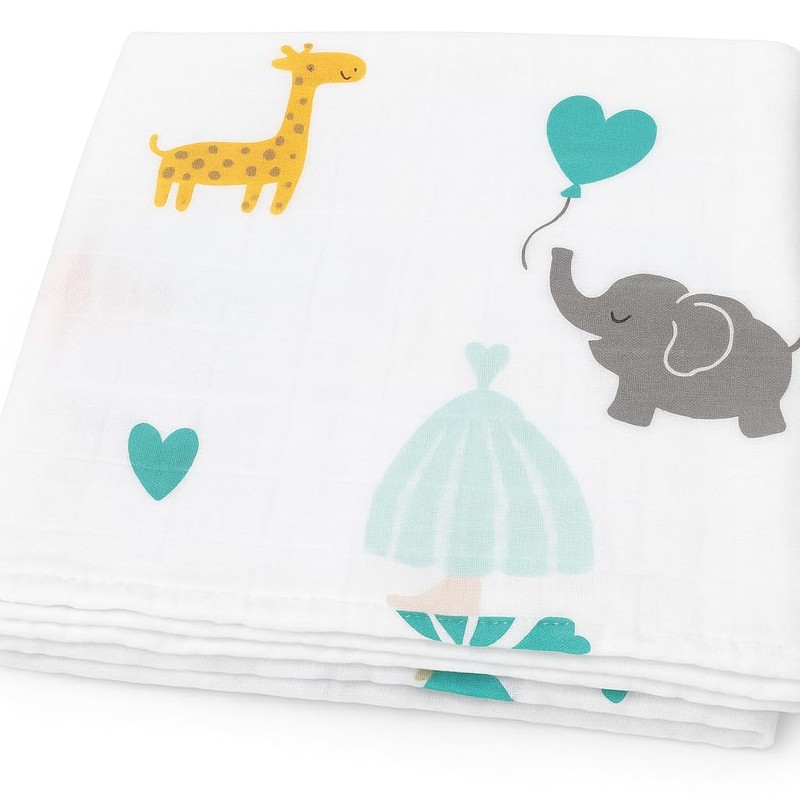 HOMYBABY® Muslin Baby Cloth 120 x 120 cm - Organic