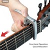 Aroma Professional Guitar Capo Trigger Tension Adjustable with Guitar Bridge