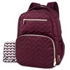 Baby Essentials Fisher-Price Signature Morgan Quilted Backpack Diaper Bag with
