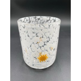 Anthropologie Icon Juice Glass Confetti Edition Sun 17.25 Oz. 4.5”x3.5” NIB