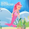 12 Pack Mermaid Dolls Pretend Playset - 6" Mini Figures