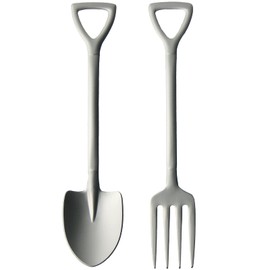 Nagao Tsubamesanjo Country Story Lunch Scoop Noodle Fork Blast, Set of 2, Made in Japan