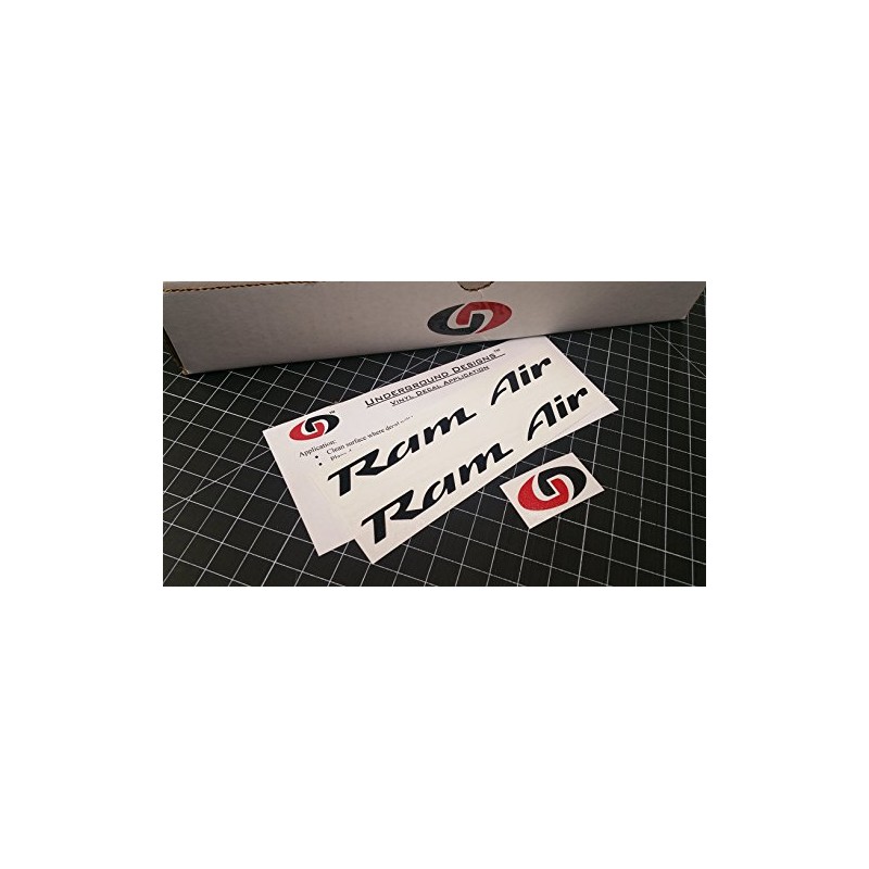 RAM AIR Decals (2-Pack) Induction Hood Stickers Fits 1993-2002 Firebird