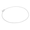 Sterling Silver 1mm Bead Chain Anklet