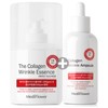 (1+1) Collagen large-capacity wrinkle cream 250ml Wrinkle home care series wrinkle improvement functionality - 10. Collagen wrinkle essence + wrinkle ampoule / (1+1)콜라겐 대용량 링클 크림 250ml링클 홈케어 시리즈주름개선 기능성 - 10.콜라겐 링클 에센스+링클 앰플