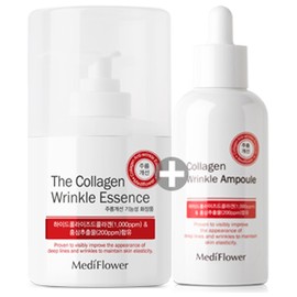(1+1) Collagen large-capacity wrinkle cream 250ml Wrinkle home care series wrinkle improvement functionality - 10. Collagen wrinkle essence + wrinkle ampoule / (1+1)콜라겐 대용량 링클 크림 250ml링클 홈케어 시리즈주름개선 기능성 - 10.콜라겐 링클 에센스+링클 앰플