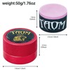 TAOM Round Shaped Pool Cue Chalk, Portable Billiard Chalk with