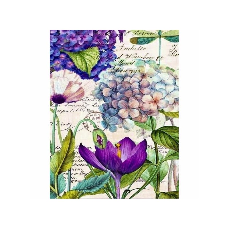 Lilac Theme Rice Paper, 8 x 10.5 inch - 6