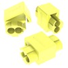 AUPROTEC 100 x Cable Junction Connectors 4-6 mm² Yellow Tin-Plated