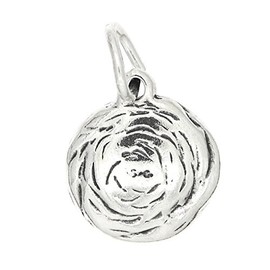 LGU Sterling Silver Empty Bird Nest Charm