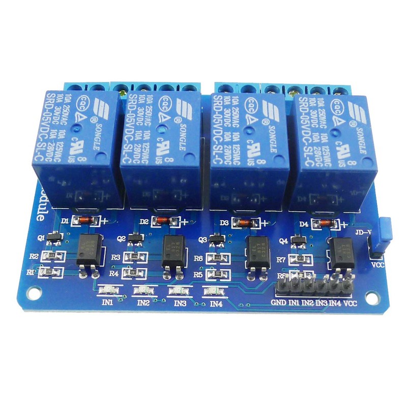 Aihasd 5 V 4 Channel Relay Module Board for Arduino