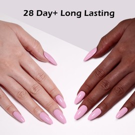 Firedeep 10ml Hema Free Gel Polish Dusty Mauve Pink Color Gel Nail Polish Soak Off Manicure Gift for Art DIY and Salon for Women