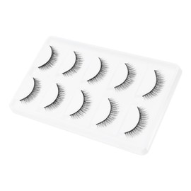 BIUDECO 5 Pairs Natural Look Fake Eyelashes Reusable Manmade Fiber for Daily Use Weddings Parties and Photoshoots Comfortable Lightweight and Beautifully Dense Eyelash Extensions